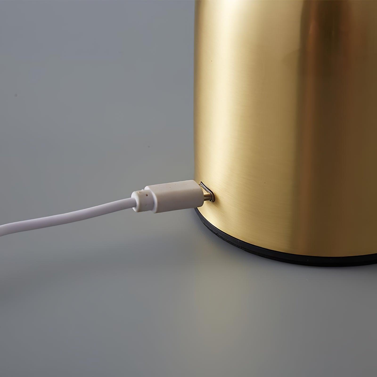 Battery Table Lamp - Modern Acrylic Lampshade Light for Bedroom