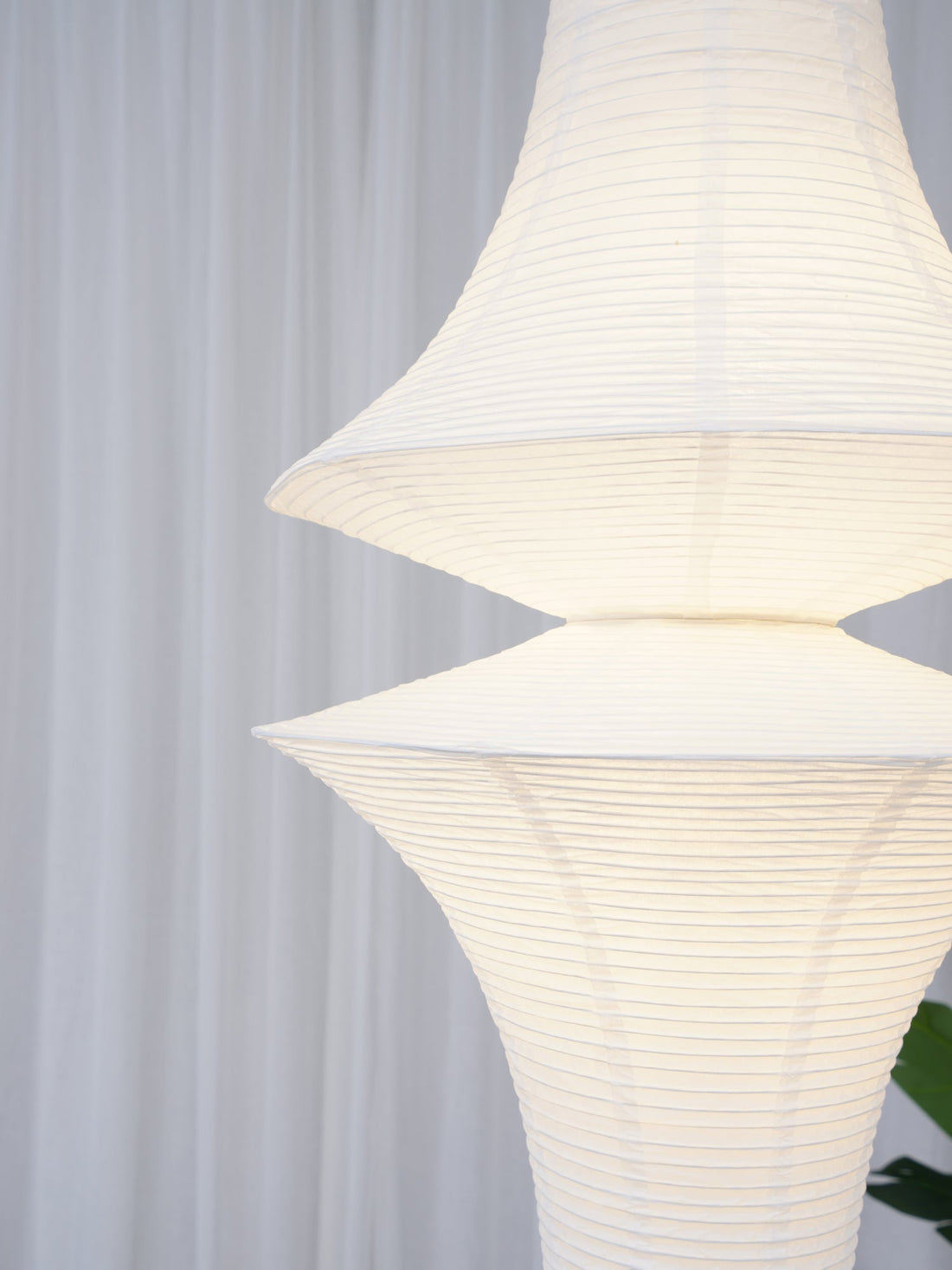 Washi-Papier-Pendelleuchte – Japanische handgefertigte Lampe für das Wohnzimmer