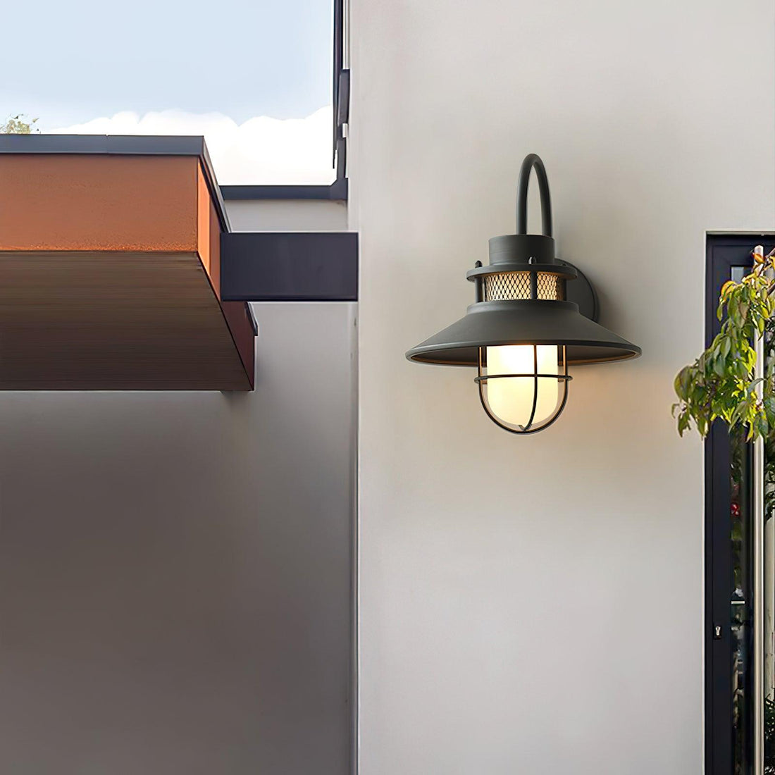 Outdoor Wall Lamp - Industrial Decor Wall Lamp Great for Patio/Porch