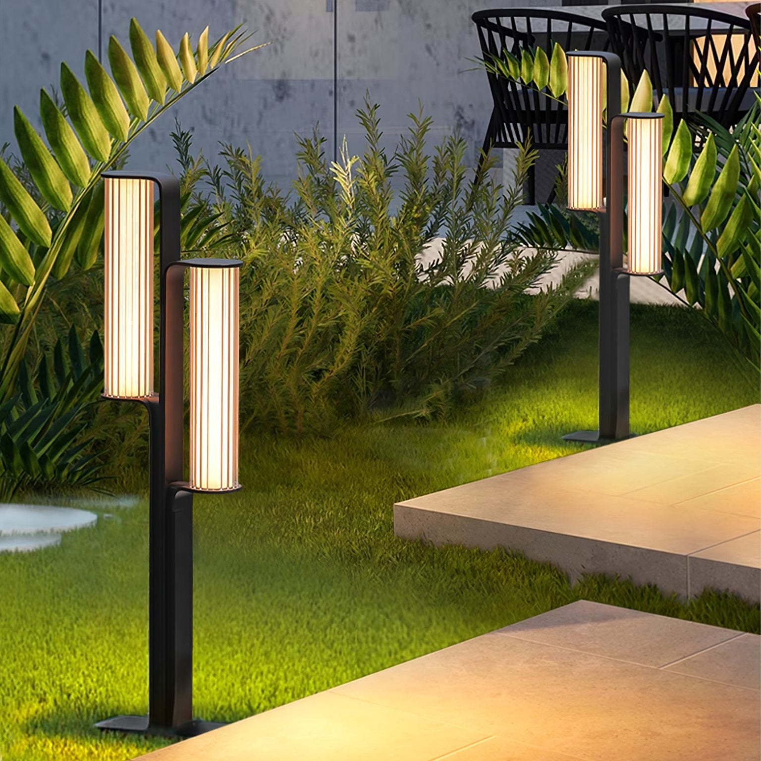 Modern Outdoor Lamp - Outdoor Post Lamp Great for Gardens/Patios