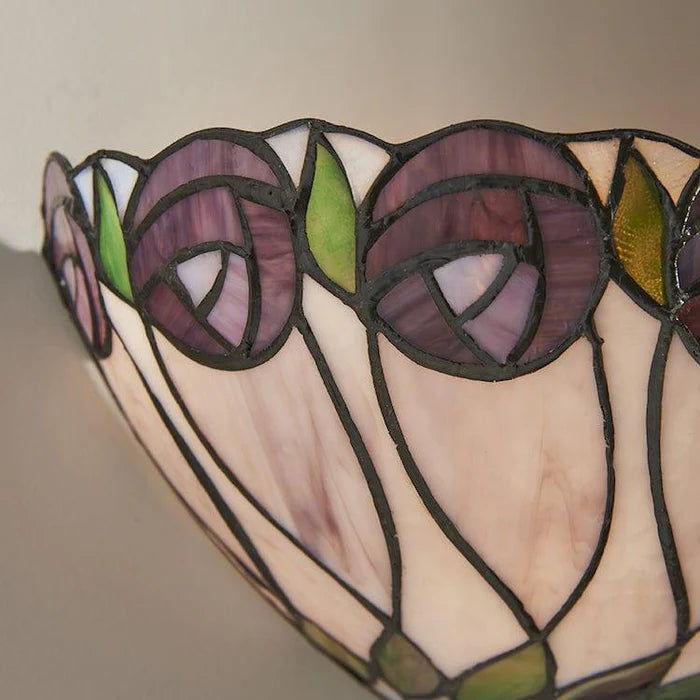 TF Hutchinson Tiffany Wall Light - for Hallway or Corridor