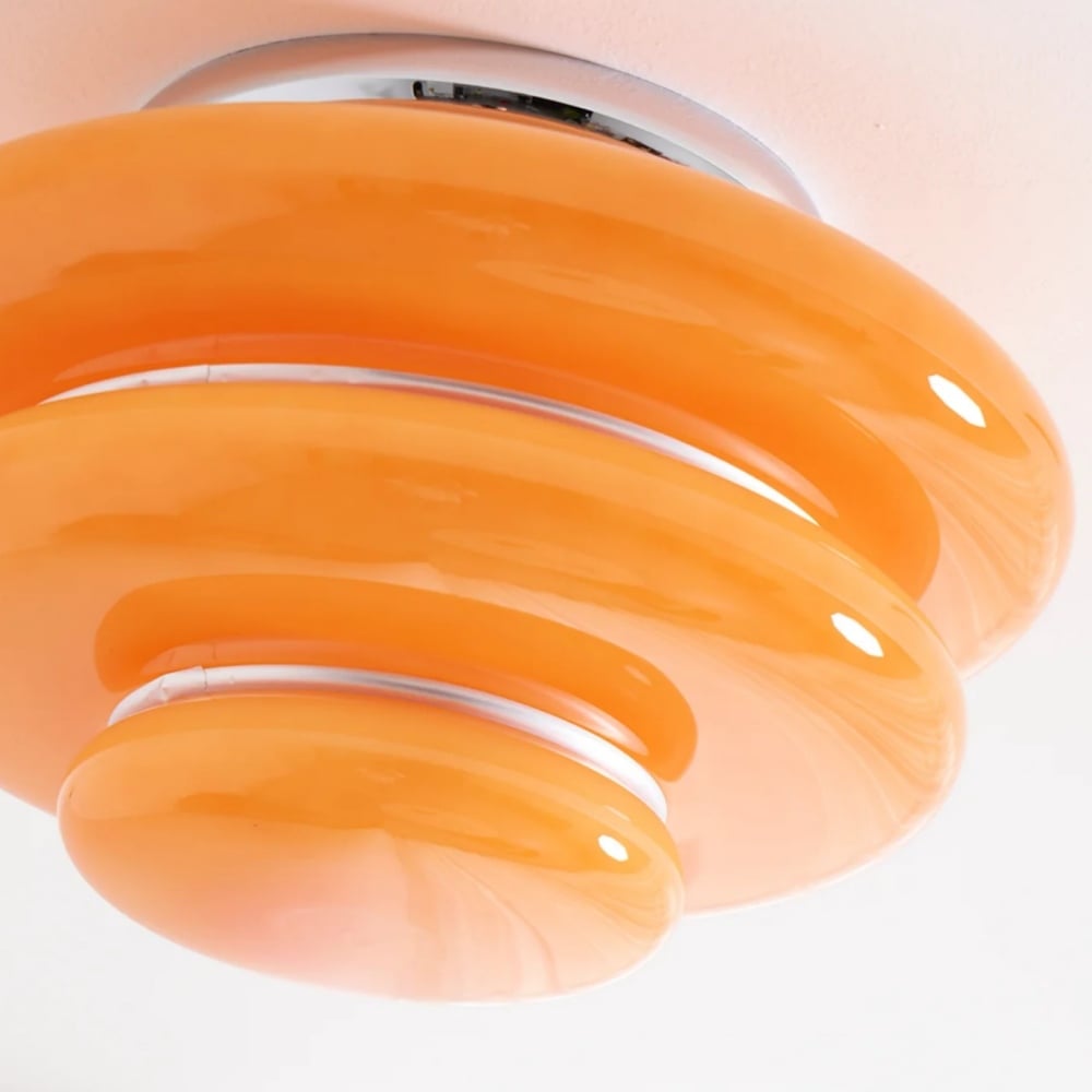 Cirren Contemporary Geometric Ceiling Lamp with Layered Rings - Stylish Modern Lighting for Dining Room