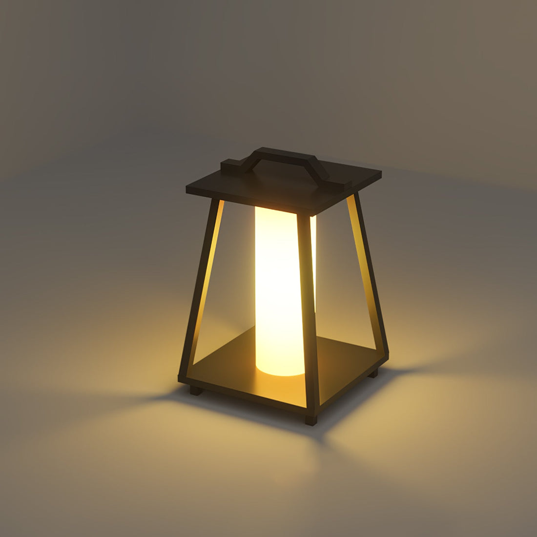 Acrylic Shade Light - Stainless Steel Portable Outdoor Lamp for Garden