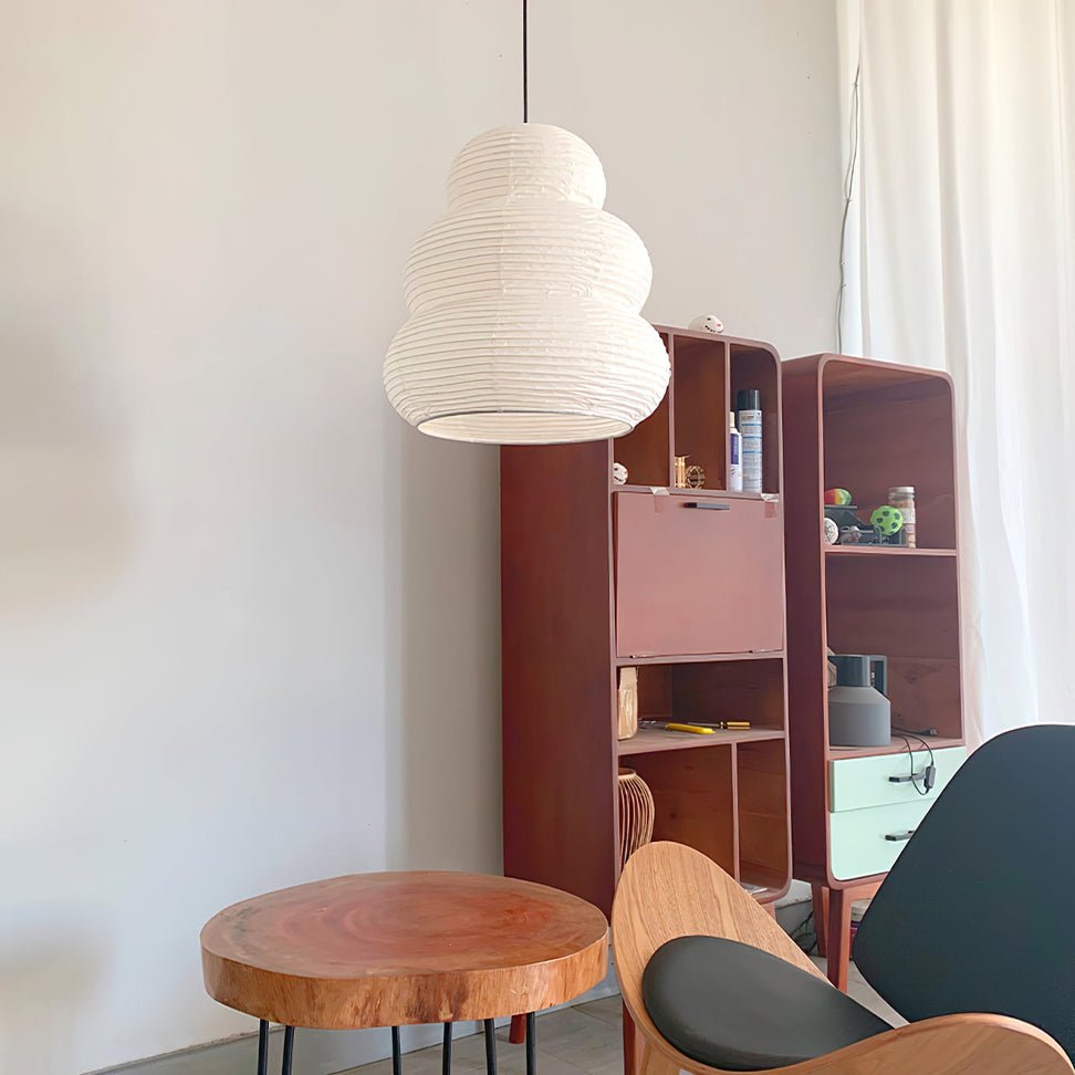 Reispapier-Swag-Licht – Mulberry Washi-Papierlampe fürs Schlafzimmer