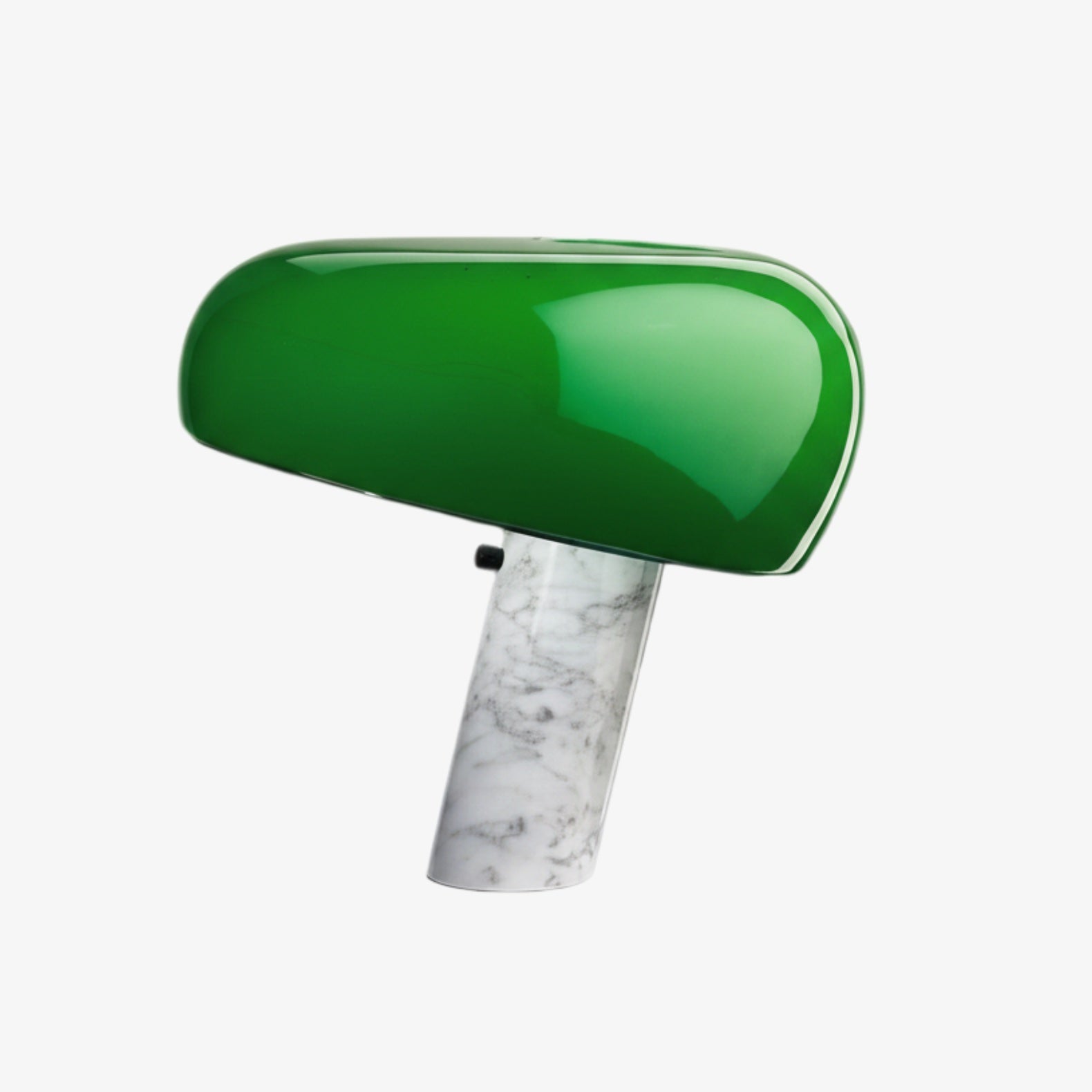Slantia Amusing Ploy Table Lamp - Glass Shade and Marble Base Design for Living Room or Bedroom N45