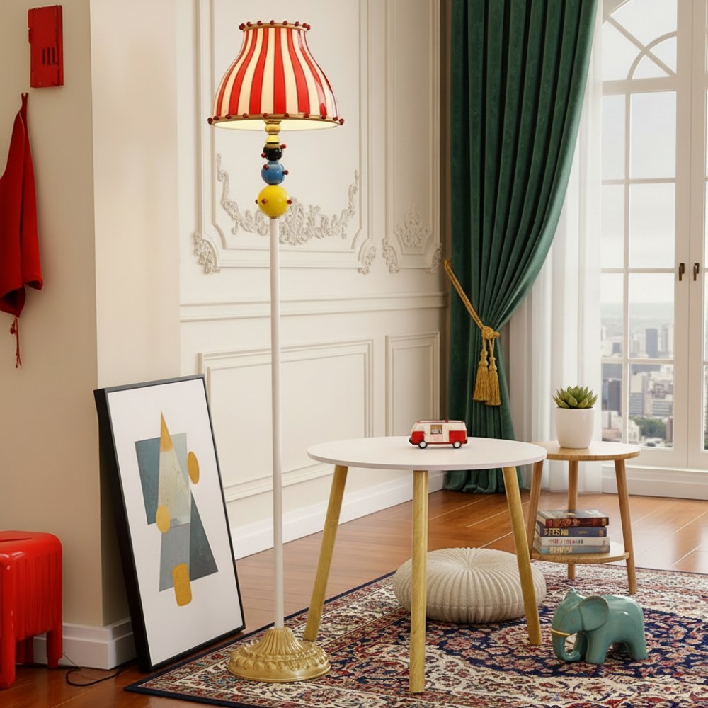 Festilo Circus Sculptural Floor Lamp – Curved Arch Metal Design Floor Fixture for Living Spaces