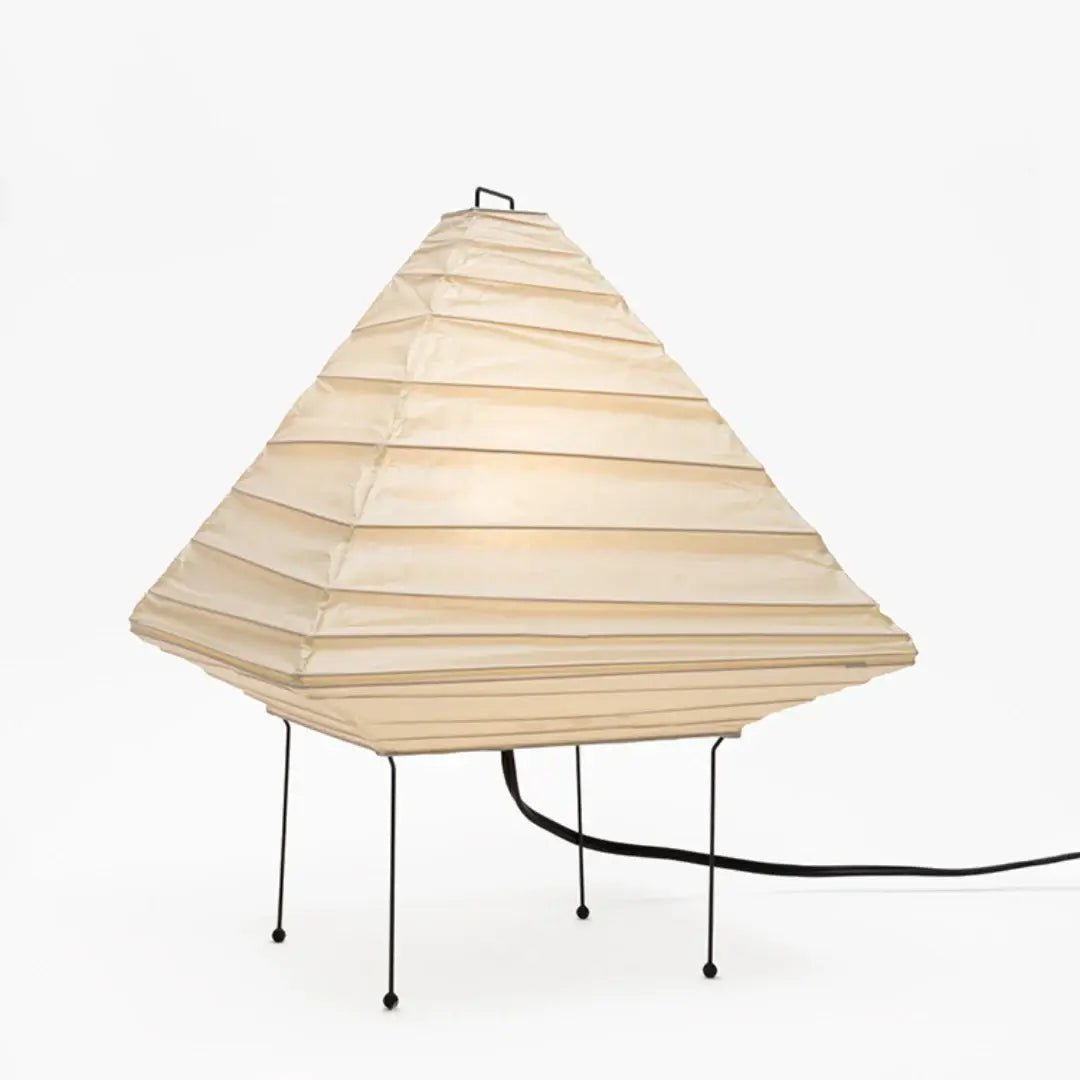 Simplicity Paper Table Lamp - Japanese Craft Paper Lamp for Entryway