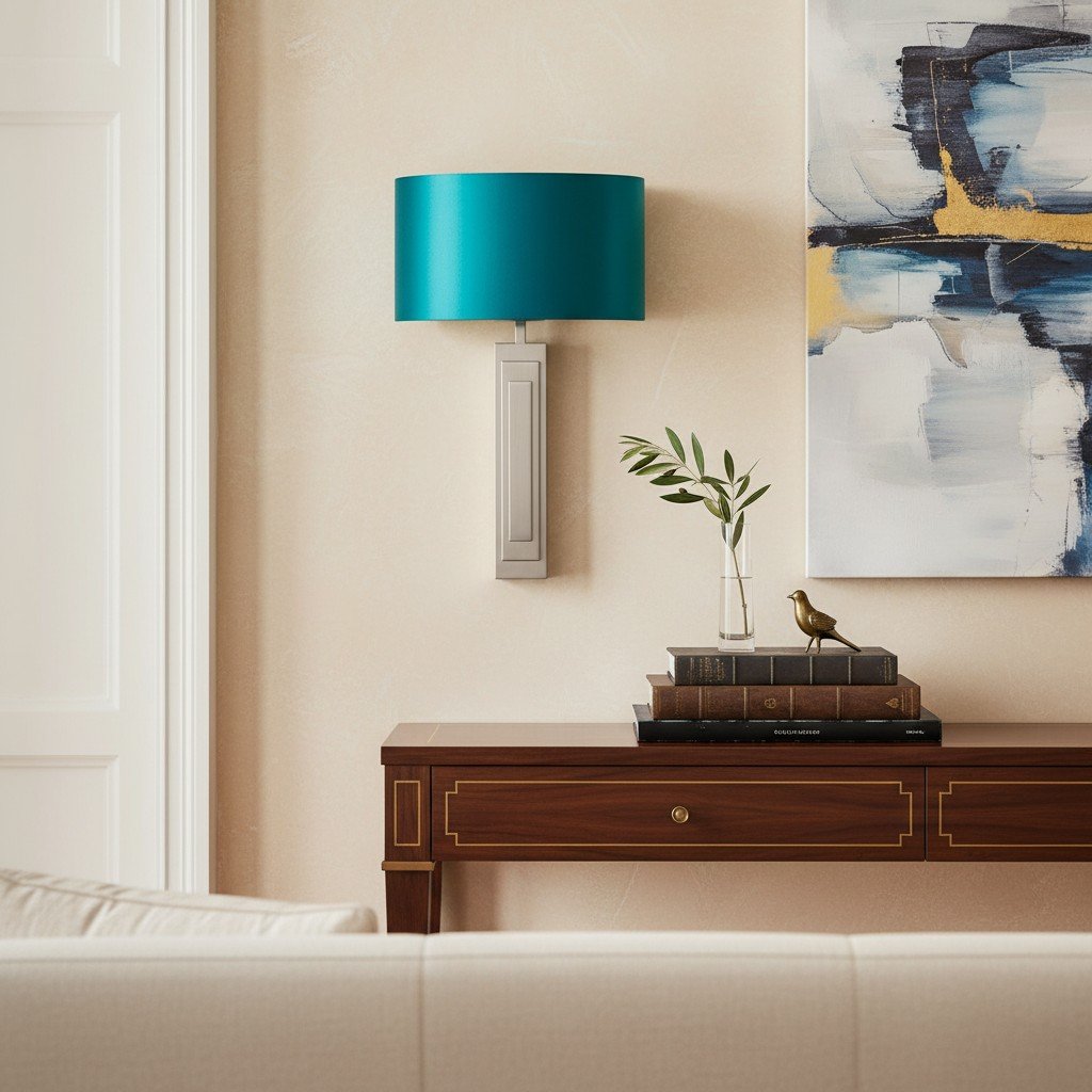 Linexis Wandleuchte im Vintage-Stil mit skulpturalem Armdesign – Moderner Art-Deco-Stil für Flure und Schlafzimmer