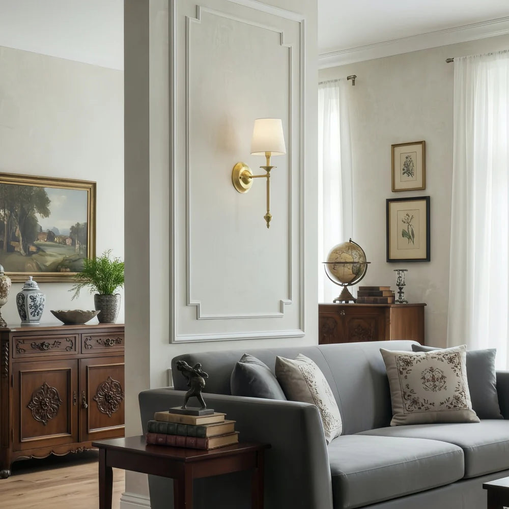 Arcuma Copper Wall Fixture – Elegant Sconce for Traditional and Transitional Interiors