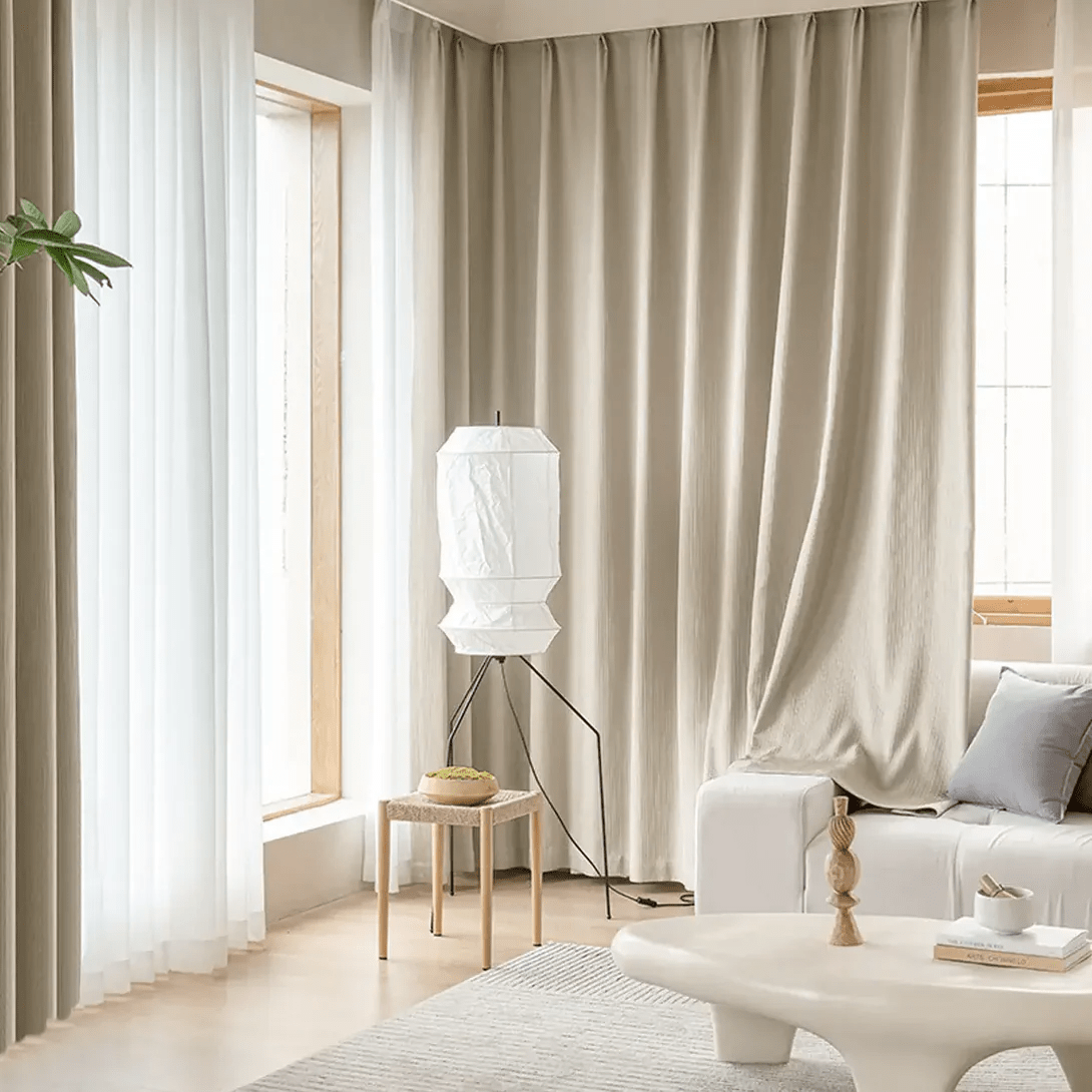 Stehlampe aus Washi-Papier – handgefertigte japanische Leuchte für das Wohnzimmer