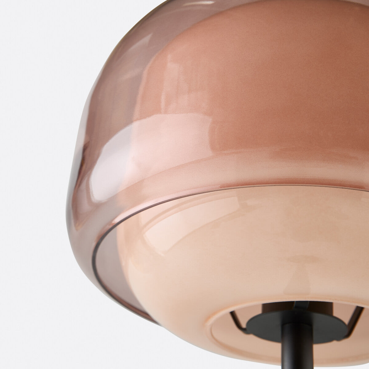 Clinco Modern Mushroom Floor Lamp - Colored Glass Design