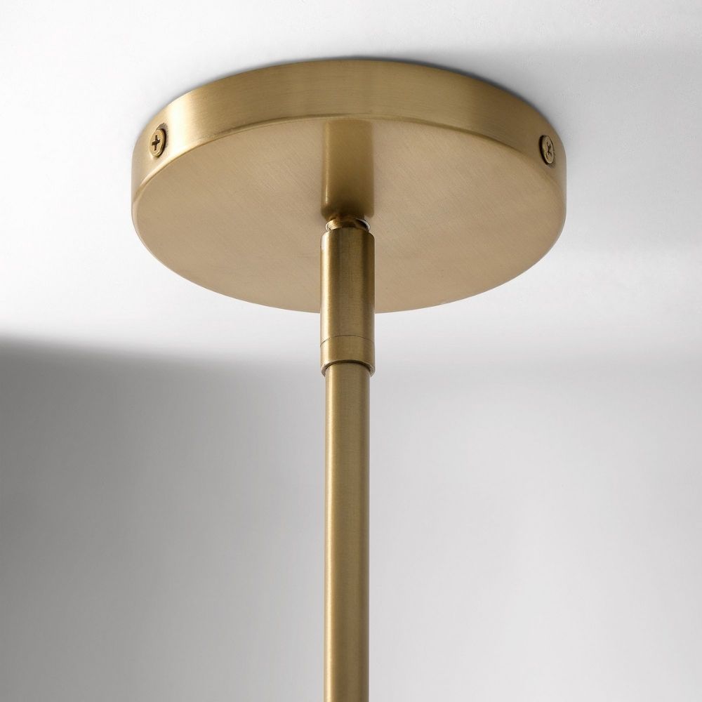 Lutal Bronze Chandelier - Modern Design with Monochromatic Finish