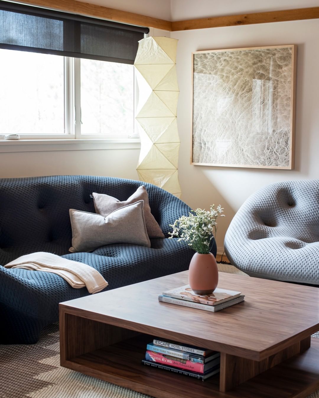 Rice Paper Floor Lamp - Bamboo Frame Soft Light for Living Room