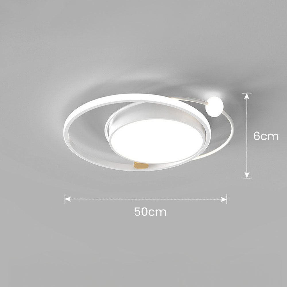 Modern Round LED Ceiling Light – Minimalist Fixture for Living Spaces