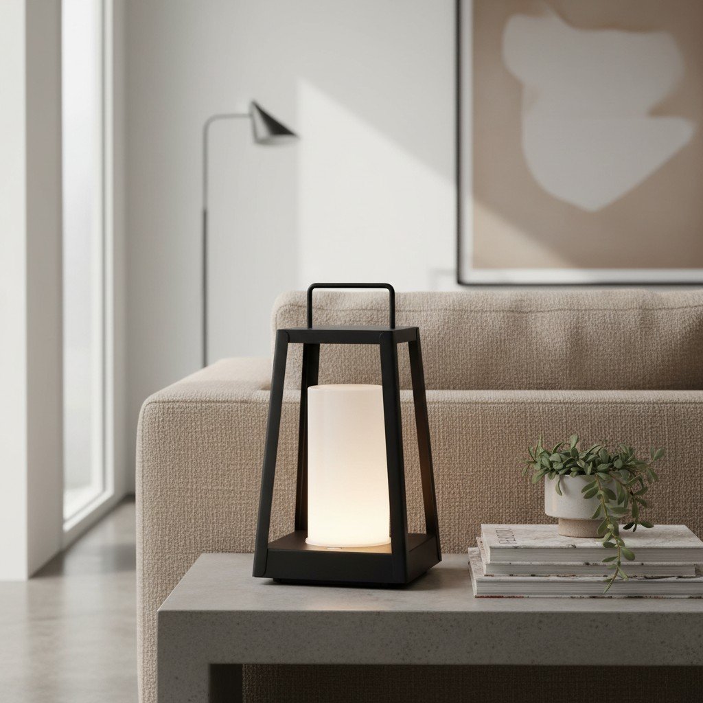 Ambulux Outdoor Portable Lamp - Compact Lantern Aesthetic for Camping or Dining