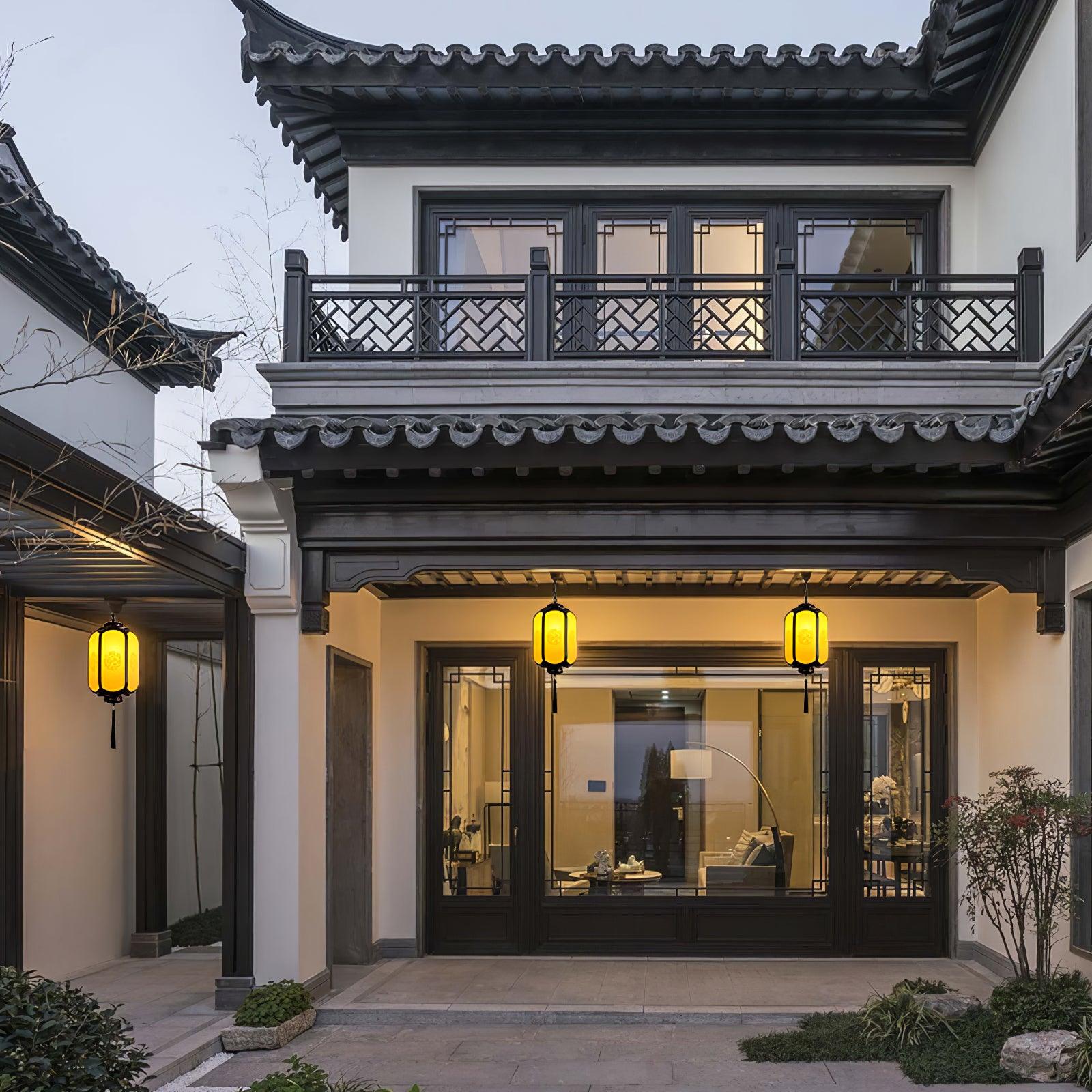 Lantern Outdoor Pendant Light - Weatherproof Outdoor Pendant Ideal