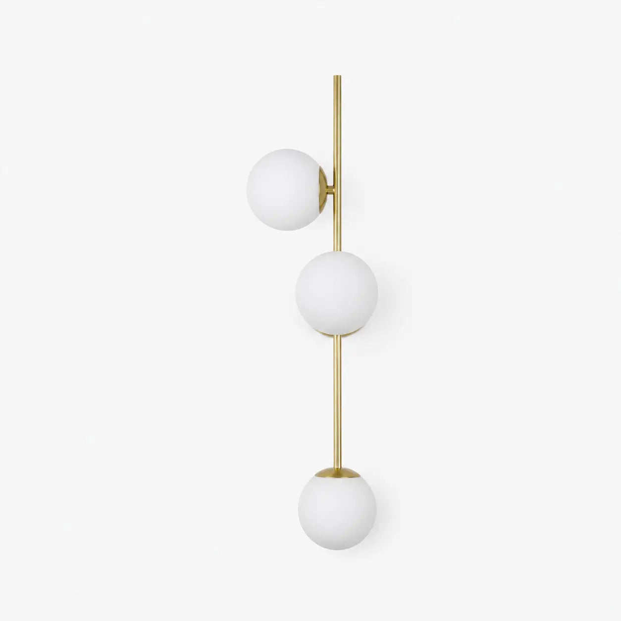 Gold left-facing wall sconce