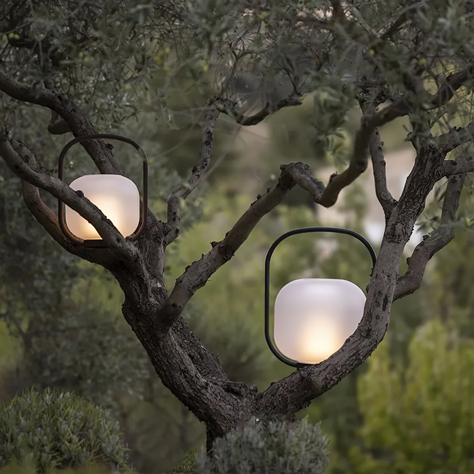 Tragbare Laterne Outdoor-Tischlampe - Wiederaufladbare Lampe für Balkon