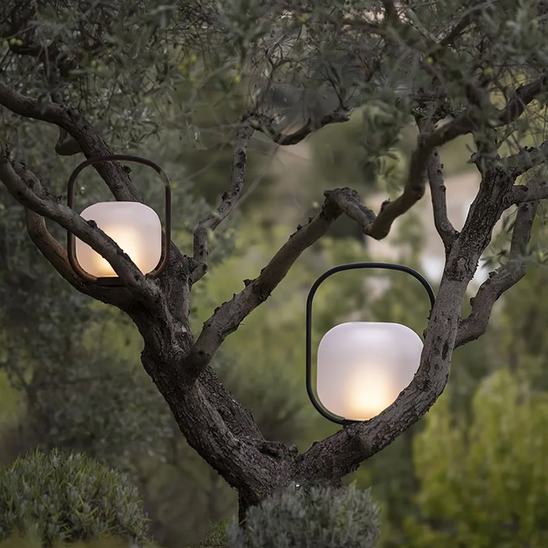 Tragbare Laterne Outdoor-Tischlampe - Wiederaufladbare Lampe für Balkon