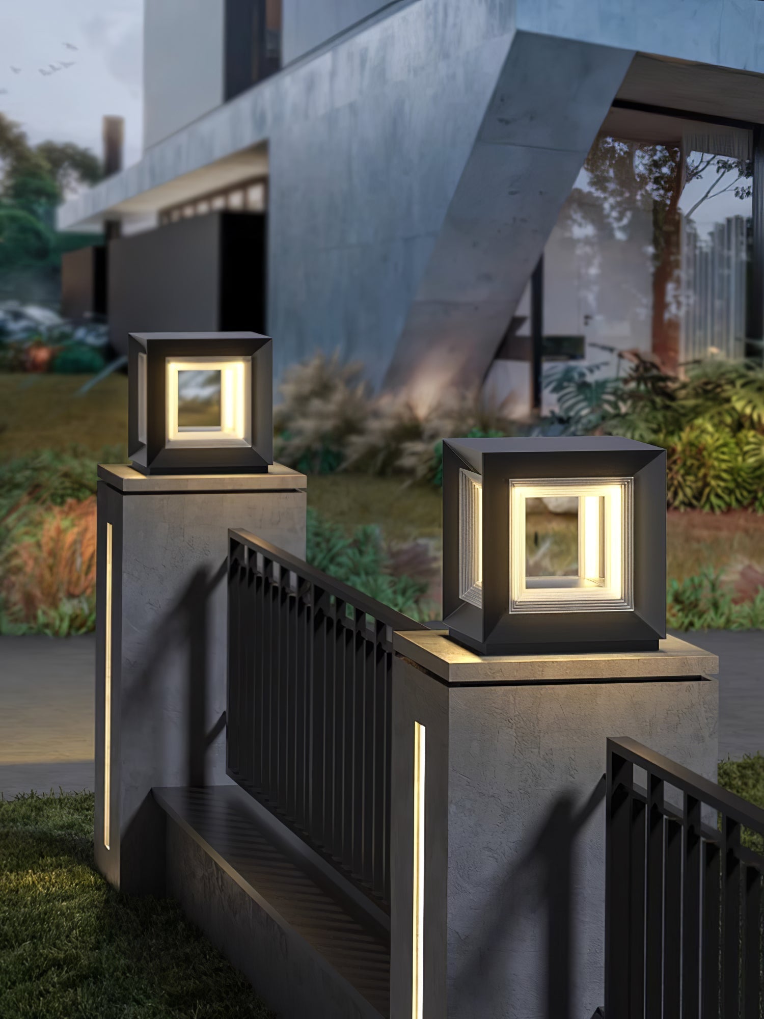 Outdoor Post Light - Waterproof LED Lamp for Garden, Patio & Pathway