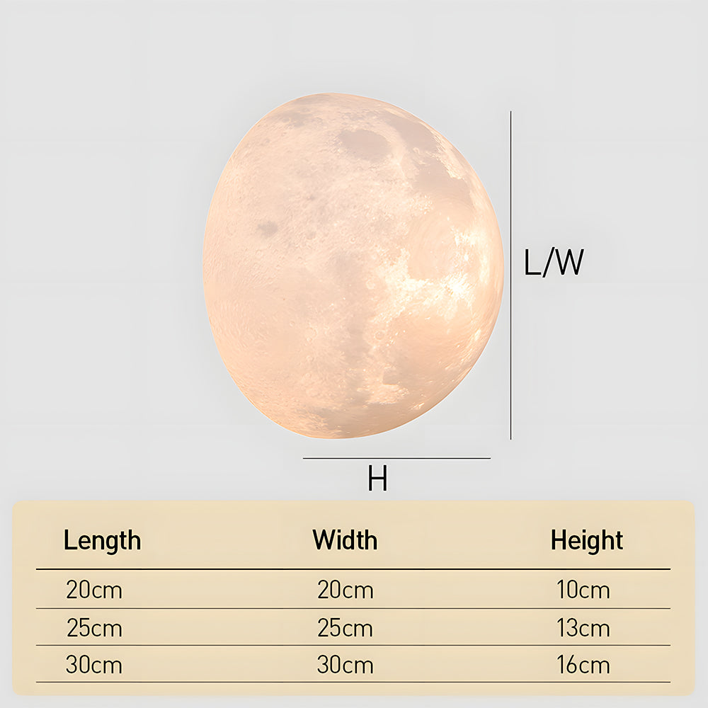 Moon Globe Wall Light - Art Decor Hallway Sconce Outdoor