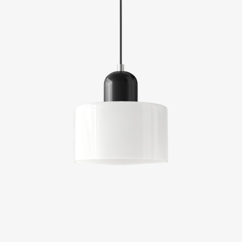 Morvella Layered Disc and Orb Pendant Lamp - Contemporary Cylinder Design for Kitchen Islands