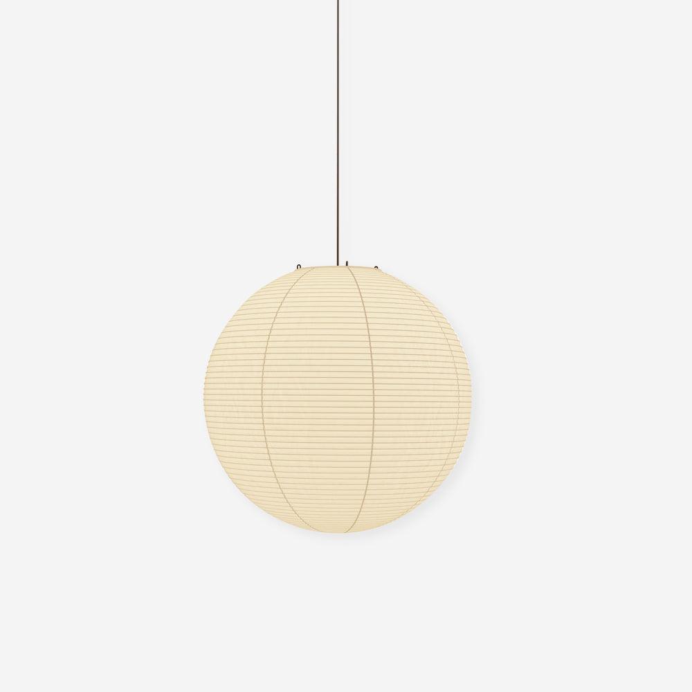 Washi Paper Round Pendant Lamp – Minimalist Lighting for Living Room