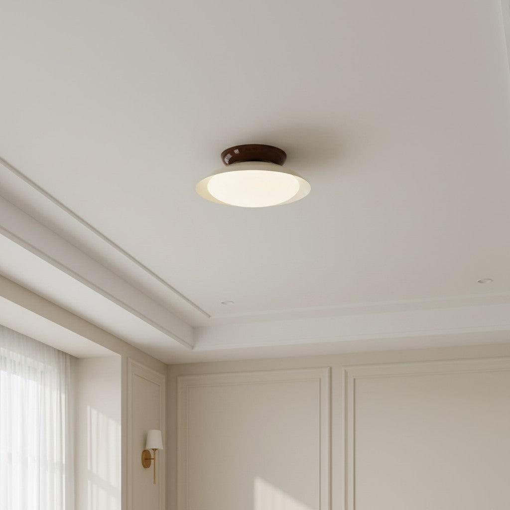 Heliora Modern Dome Ceiling Light – Minimalist Retro Style for Living Spaces