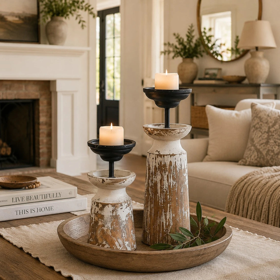 Warm living room scene