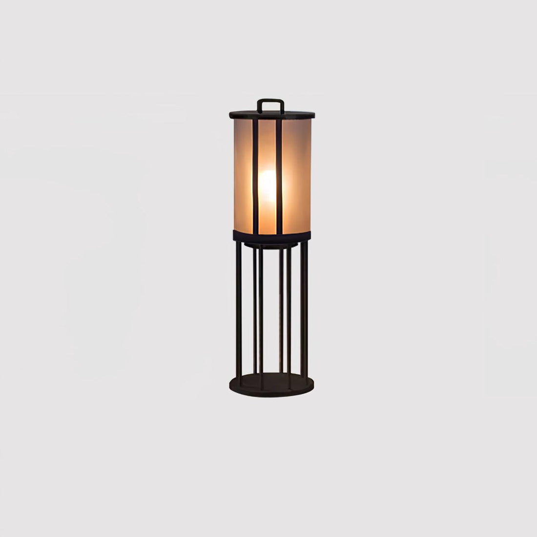 Runde Laterne Außenlampe - Acrylsäule Warmes Licht für den Gang