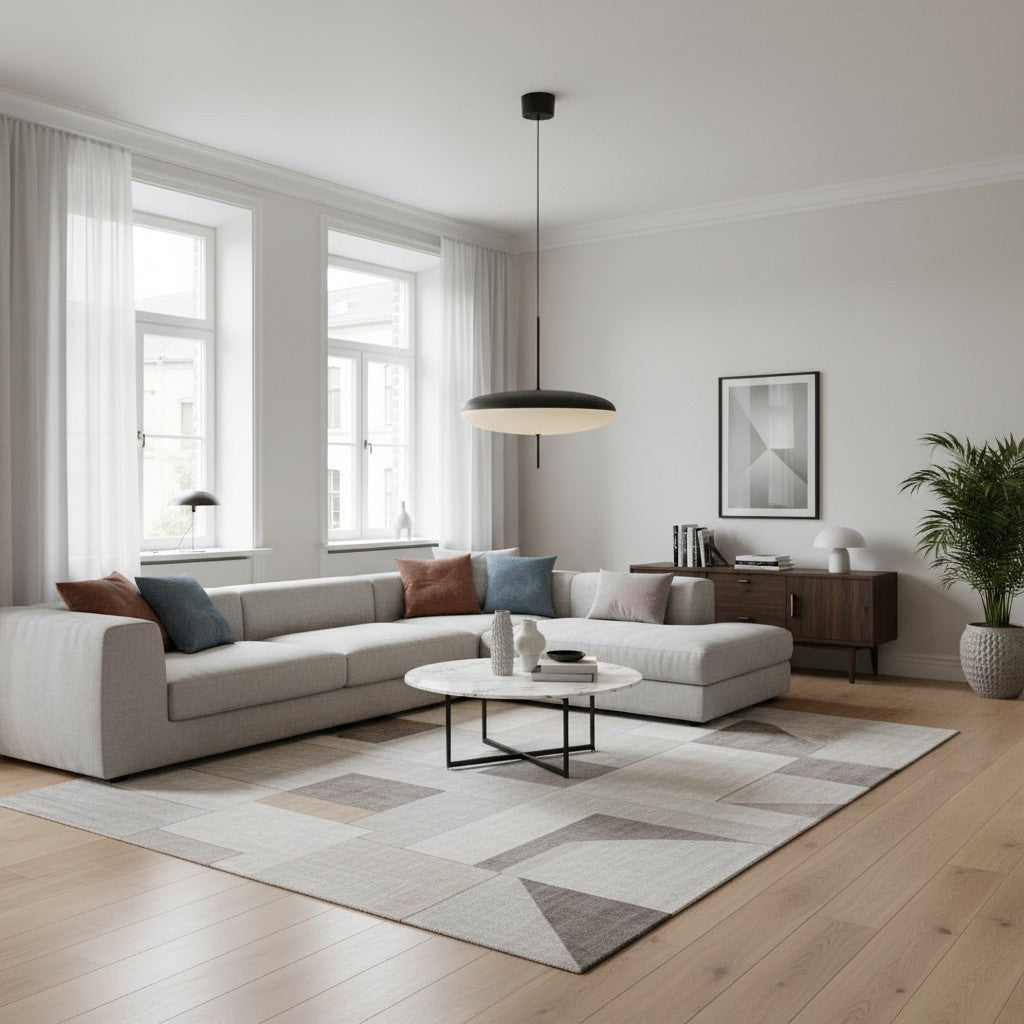Modellis Minimalist Pendant Lamp with Clean Lines – Contemporary Lighting for Living Spaces N29