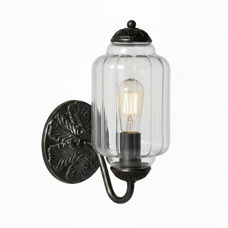 Milk Glass Vintage Eloise Bedside Wall Sconce