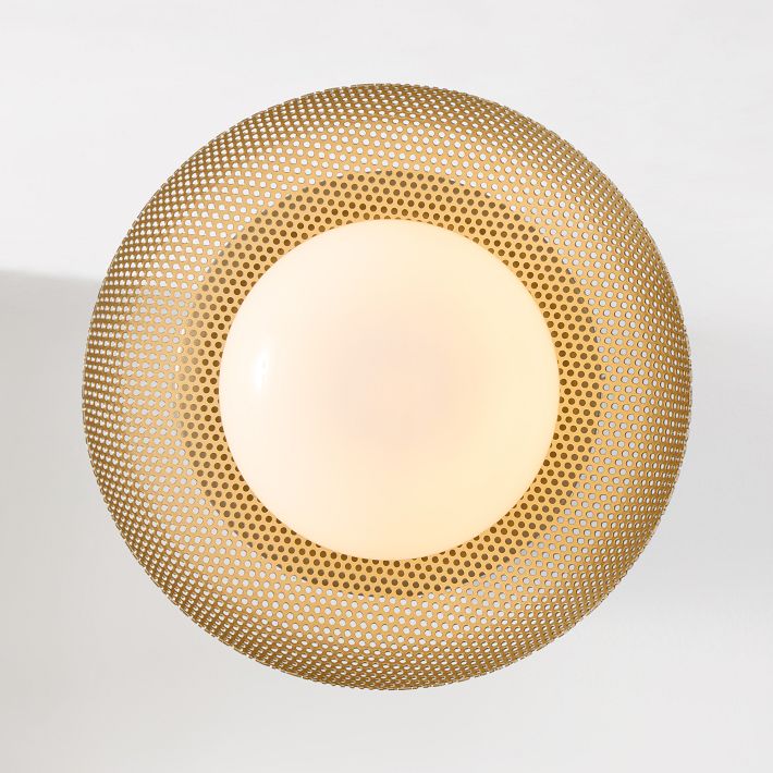 Elorina Sconce Wall Light - Textured Metal or Glass Shade