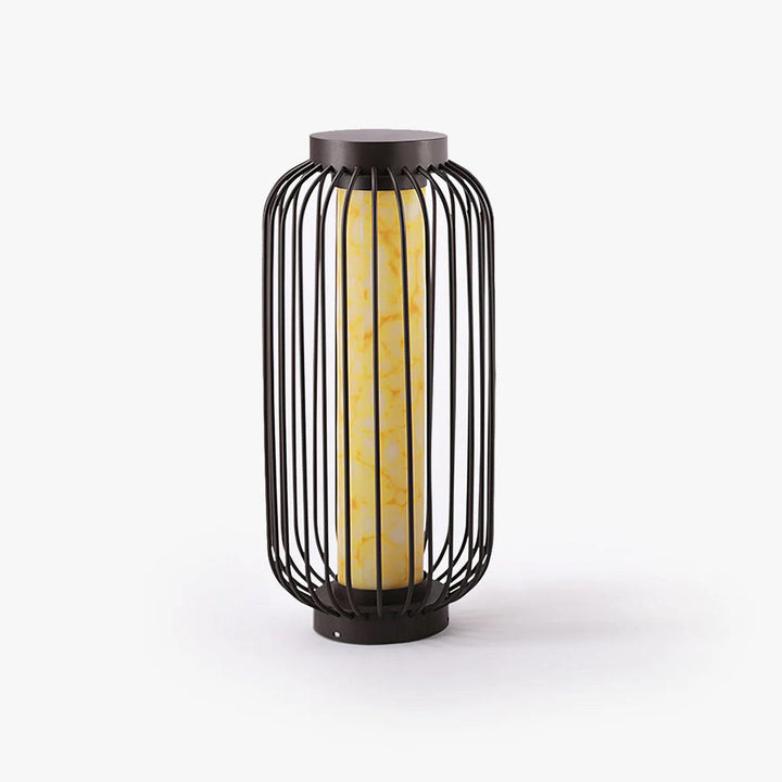 Metal Outdoor Table Lamp - Elegant Weather-Proof Lamp for Patio