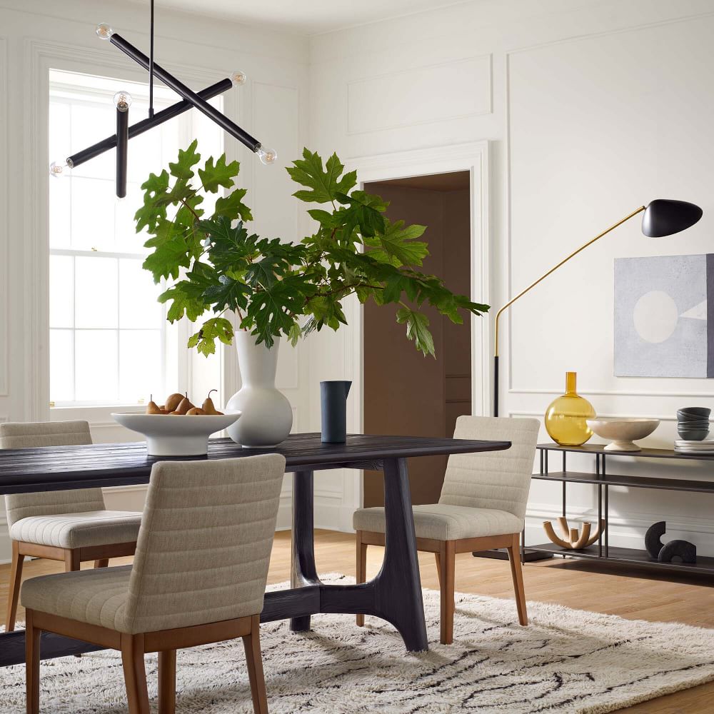 Borvia Metal Arm Chandelier - Modern Adjustable Trace Lamp for Hallway