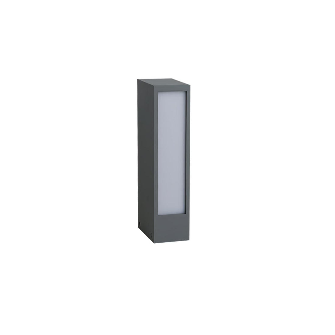 Aluminum Outdoor Post Lamp - Panel-Style Cast Lamp for Patio