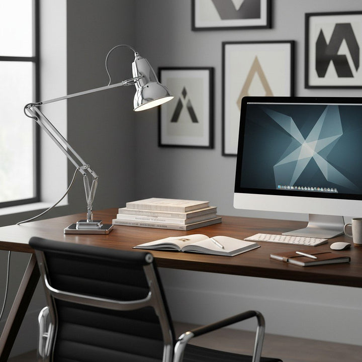 Modryx Vintage Adjustable Desk Lamp – Industrial Task Light for Home Offices
