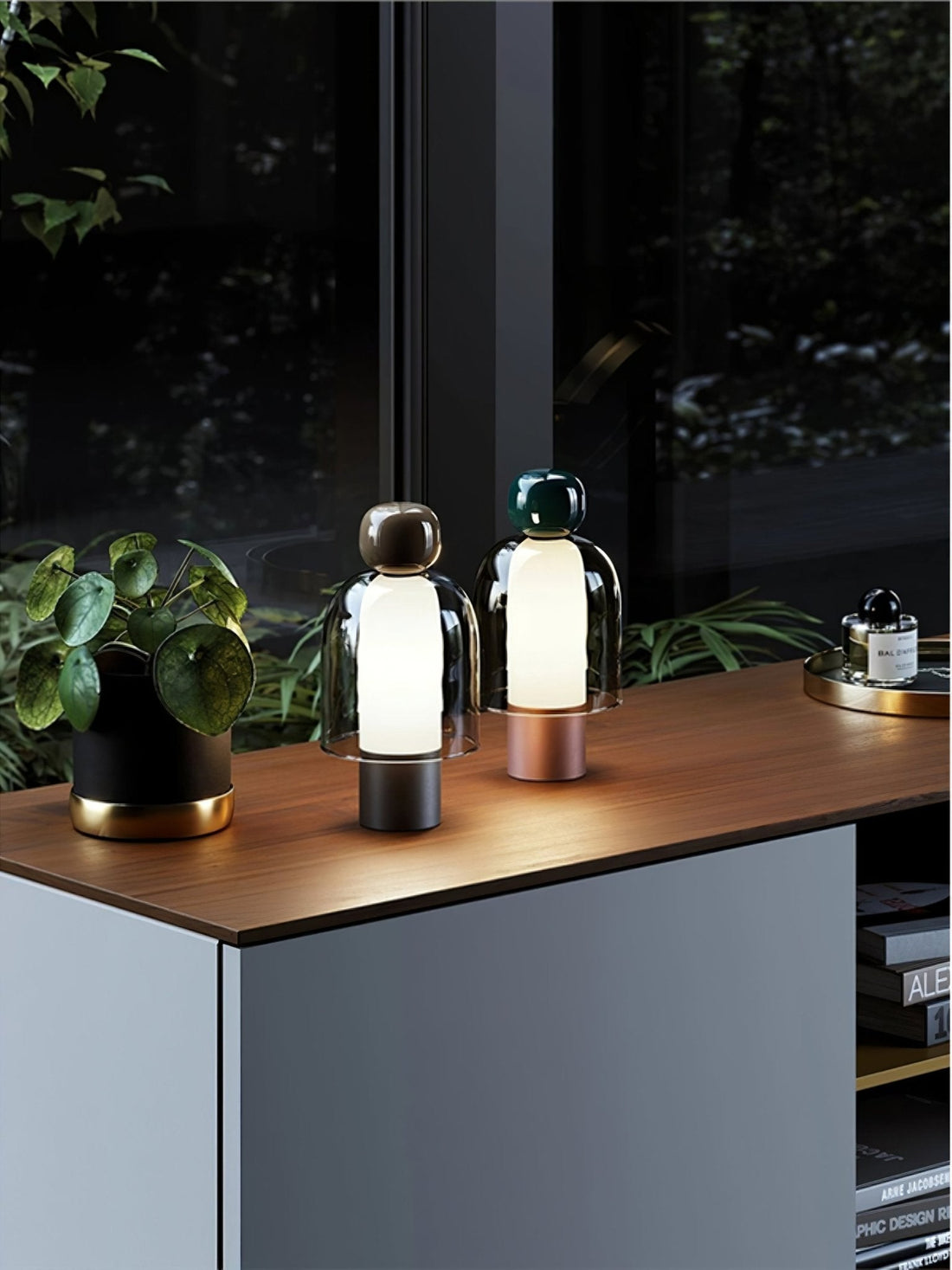 Tischlampe – Tragbare wiederaufladbare Lampe für den Einsatz im Wohnzimmer und Schlafzimmer