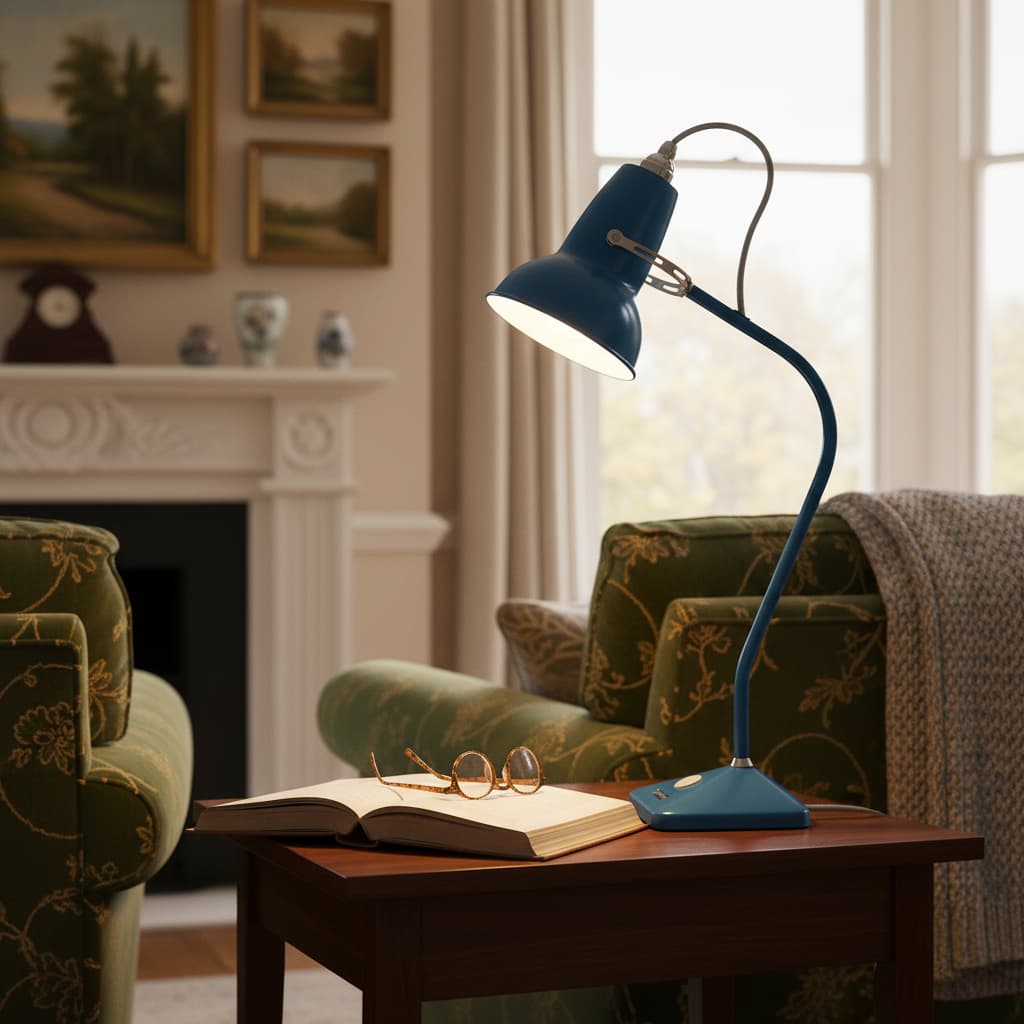 Modryx Mini Table Lamp – Pyramid Base Classic Heritage Design for Home
