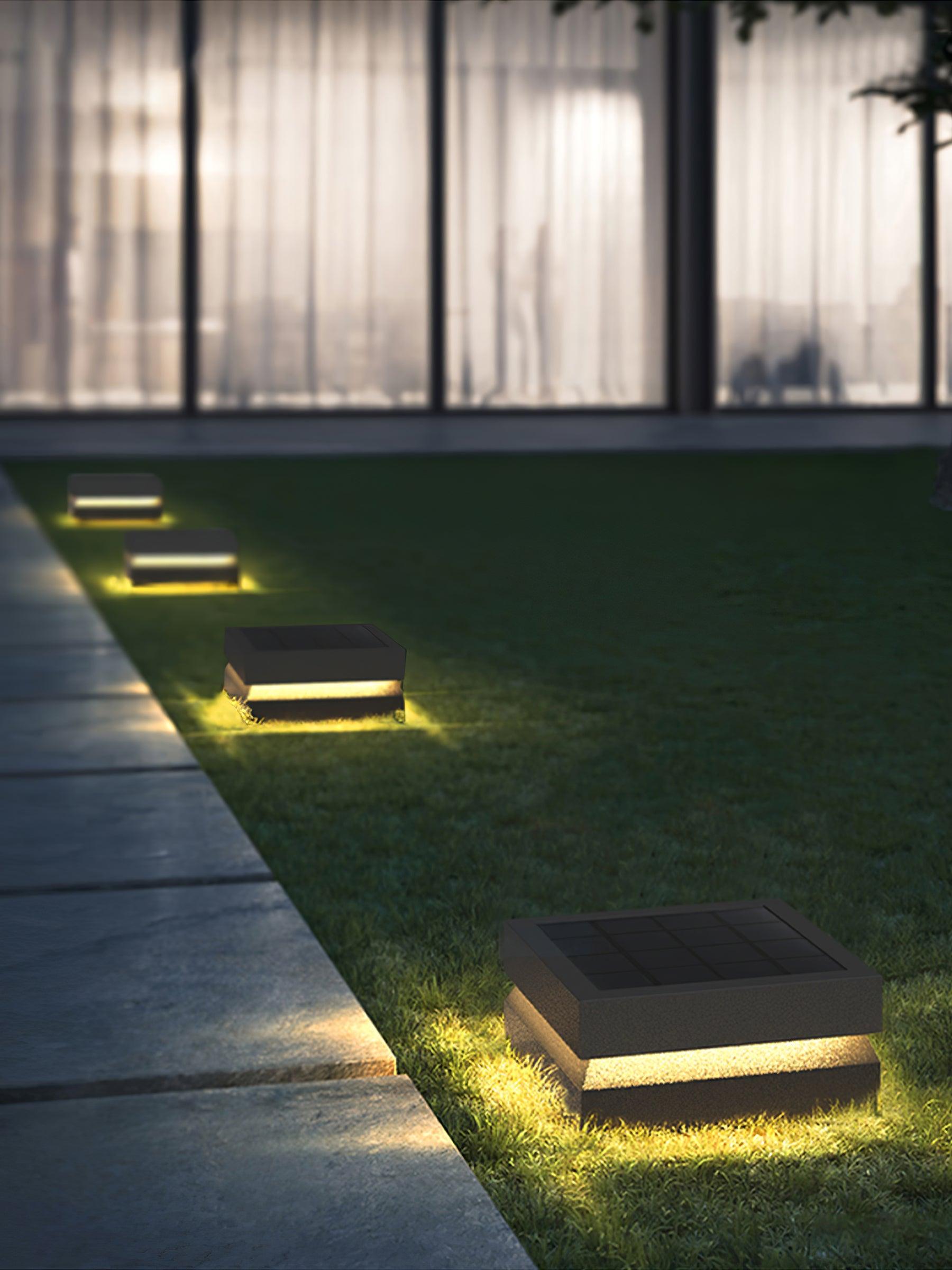 Square Post Outdoor Light - Waterproof Garden Lamp for Pathway