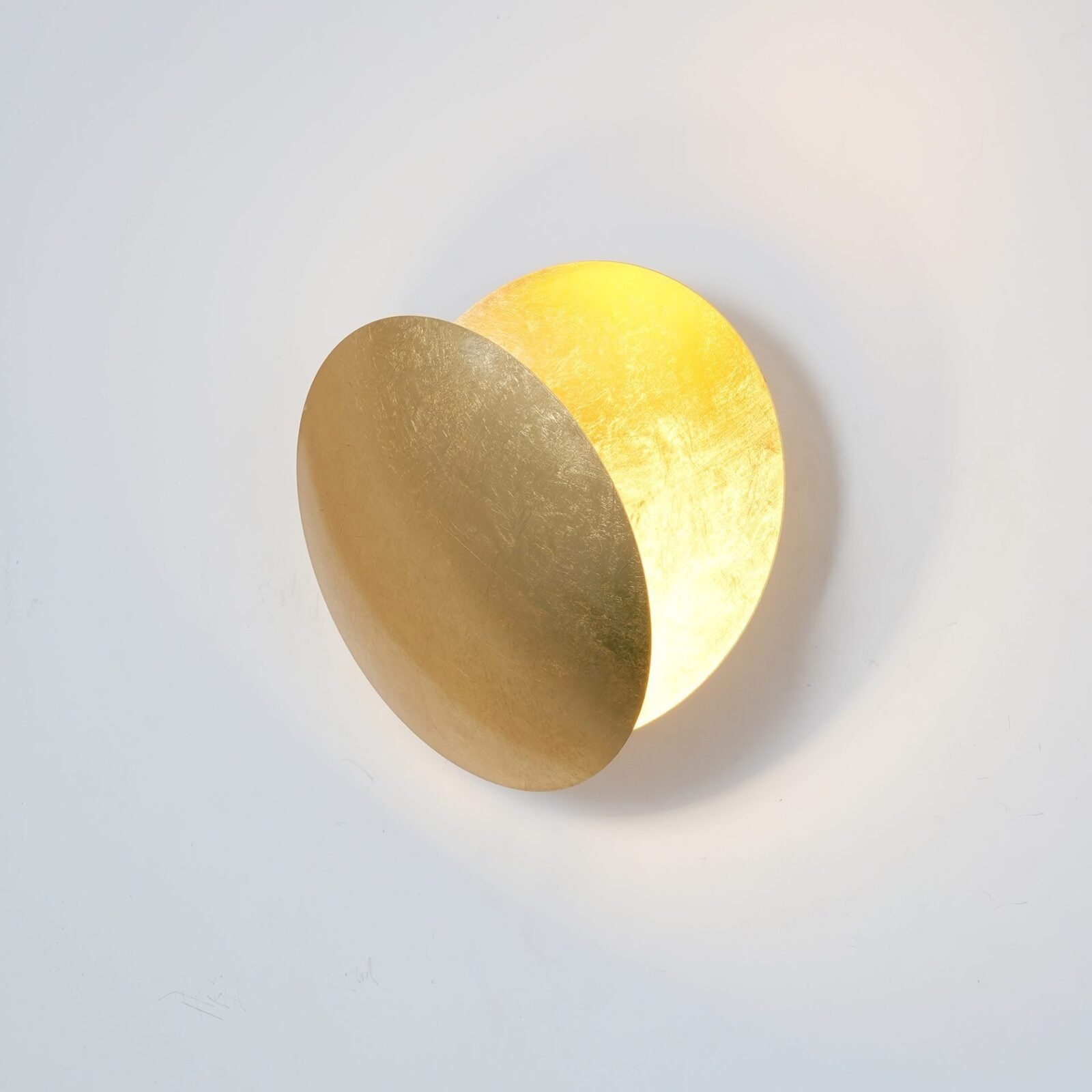 Verstellbare Wandlampe Mit Künstlerischer Eclipse-Scheibe Für Flur Und Schlafzimmer