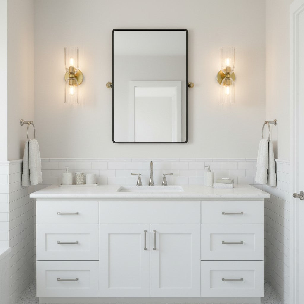 Vega Glass Minimalist Globe Wall Sconce Soft Diffused Glow Available in One or Two Lights