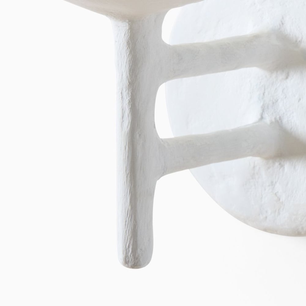 Plara Decorative Wall Lamp – Plaster‑Covered Metal Wall Light Clean Modern Style for Bathroom Vanity & Accent Walls