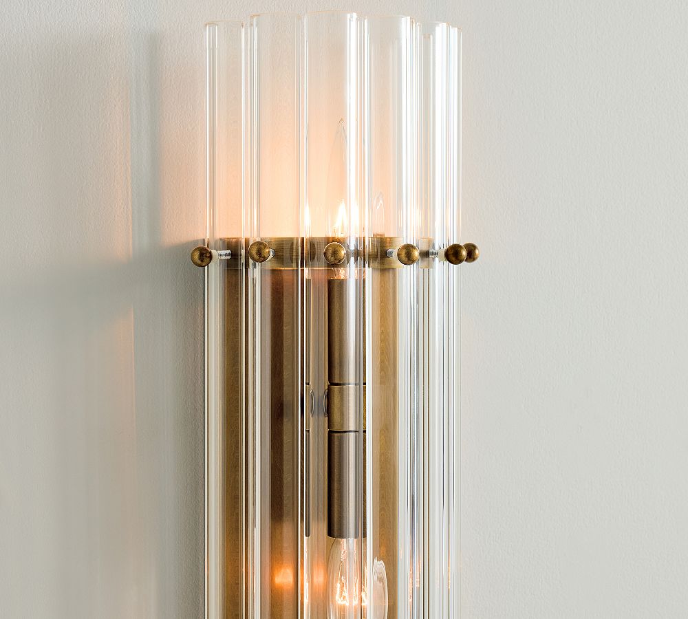 Lumora Crystal Wall Sconce – Elegant Lighting for Hallway & Bedroom