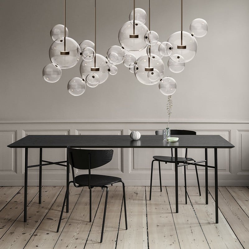 Clear Bolle Soap Bubble Pendant Light