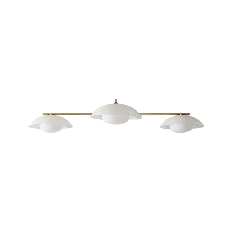 Elorina 3-Light Flush Mount Glass/Metal Ceiling Light - A Stylish Fixture for Modern Spaces