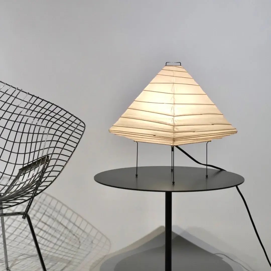 Simplicity Papier-Tischlampe – Japanische Bastelpapierlampe für den Eingangsbereich