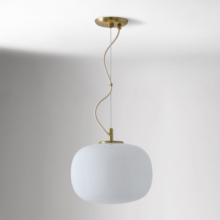Lumivelle Minimalist Glass Pendant – Adjustable Height Dimmable Design