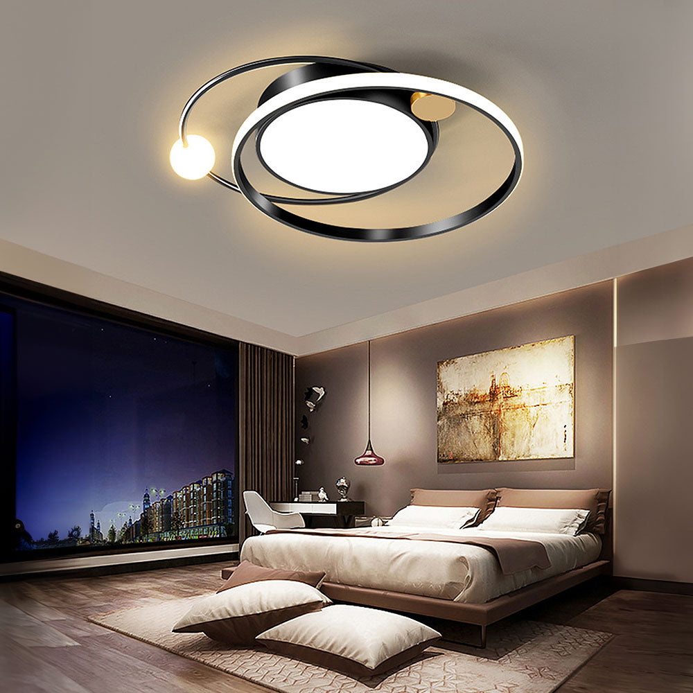Modern Round LED Ceiling Light – Minimalist Fixture for Living Spaces