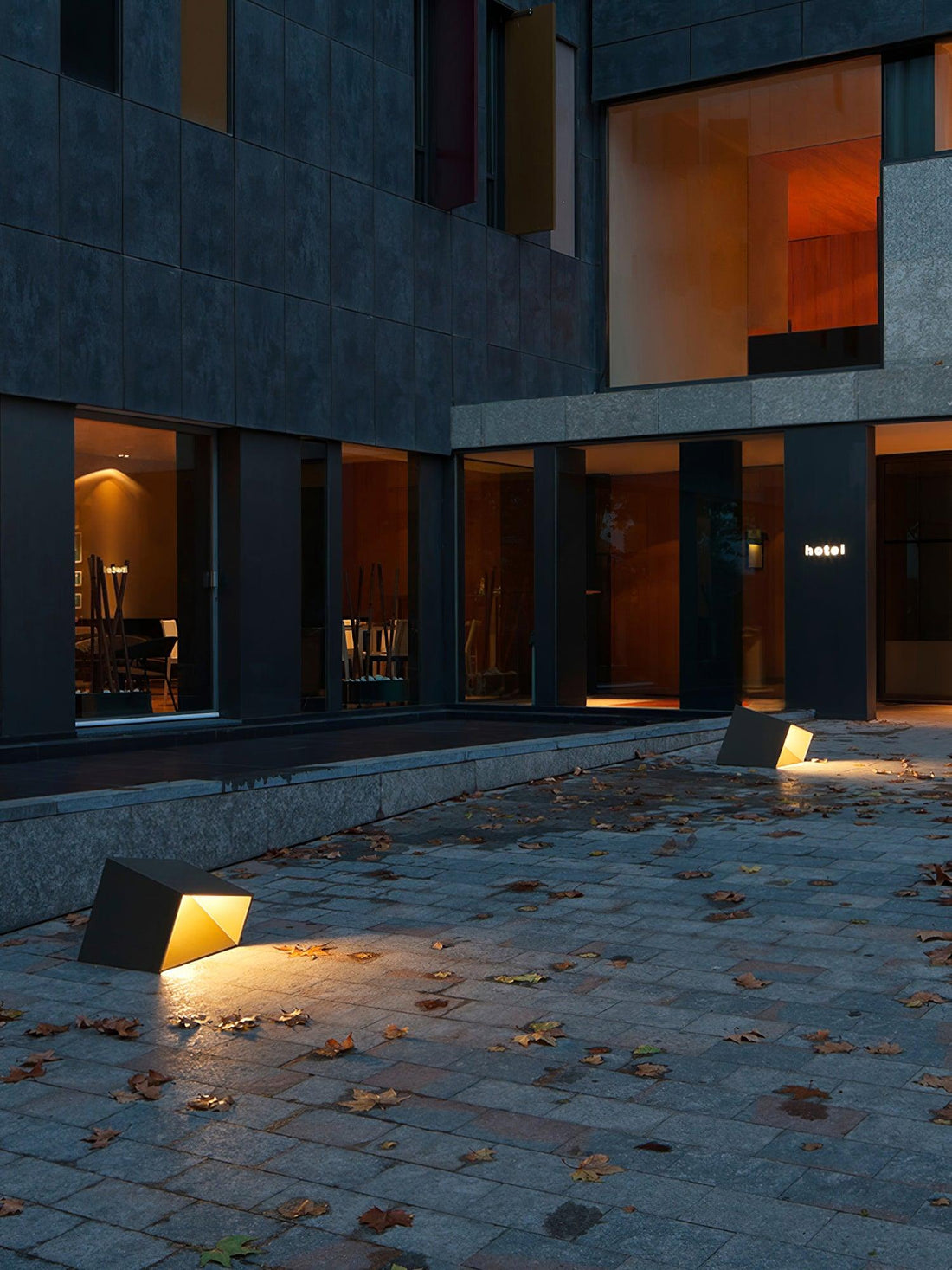 Cube Outdoor LED Lamp - Modern Weatherproof Light for Garden & Patio